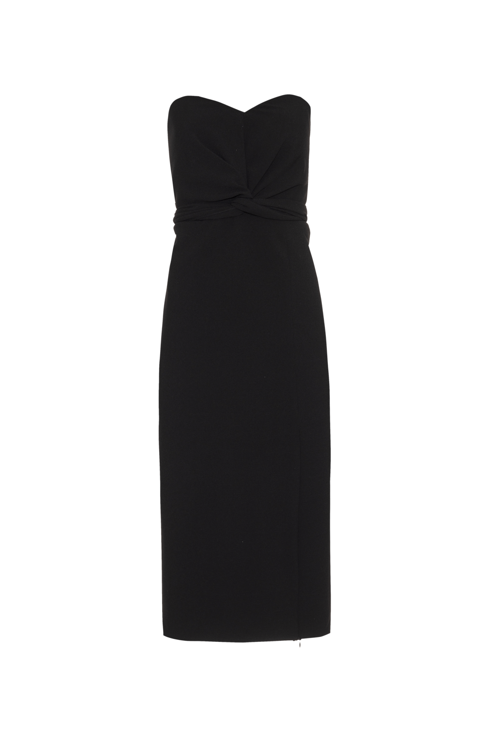 Vestido mídi classic crepe preto