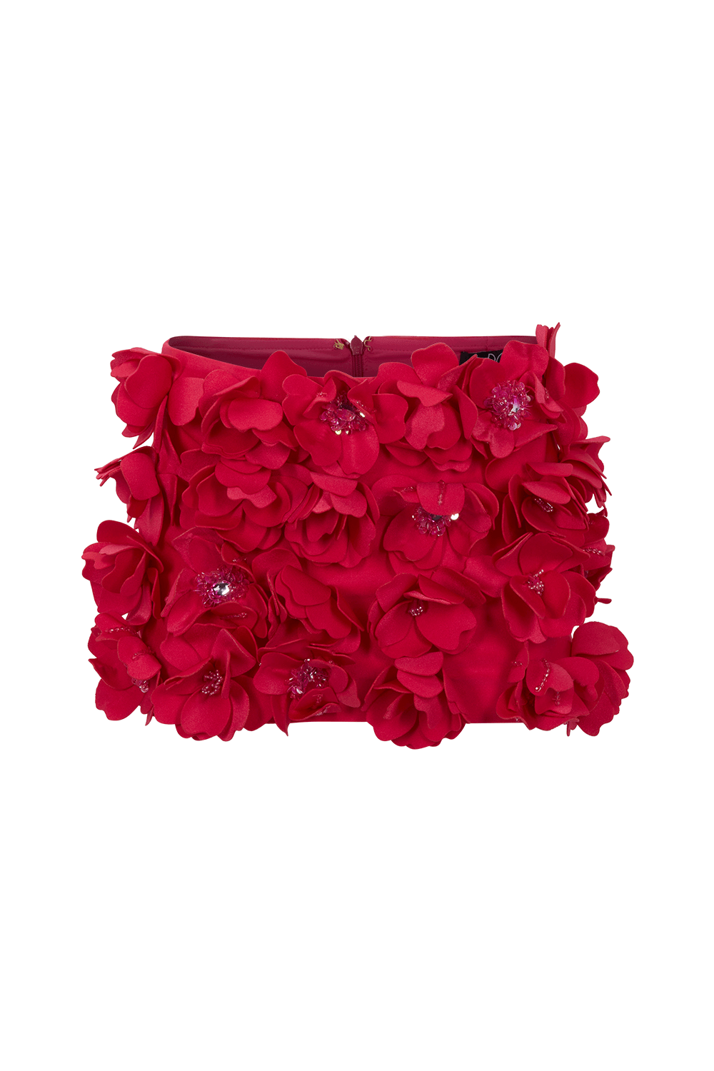 SAIA CURTA ORGANZA BLOOM PINK