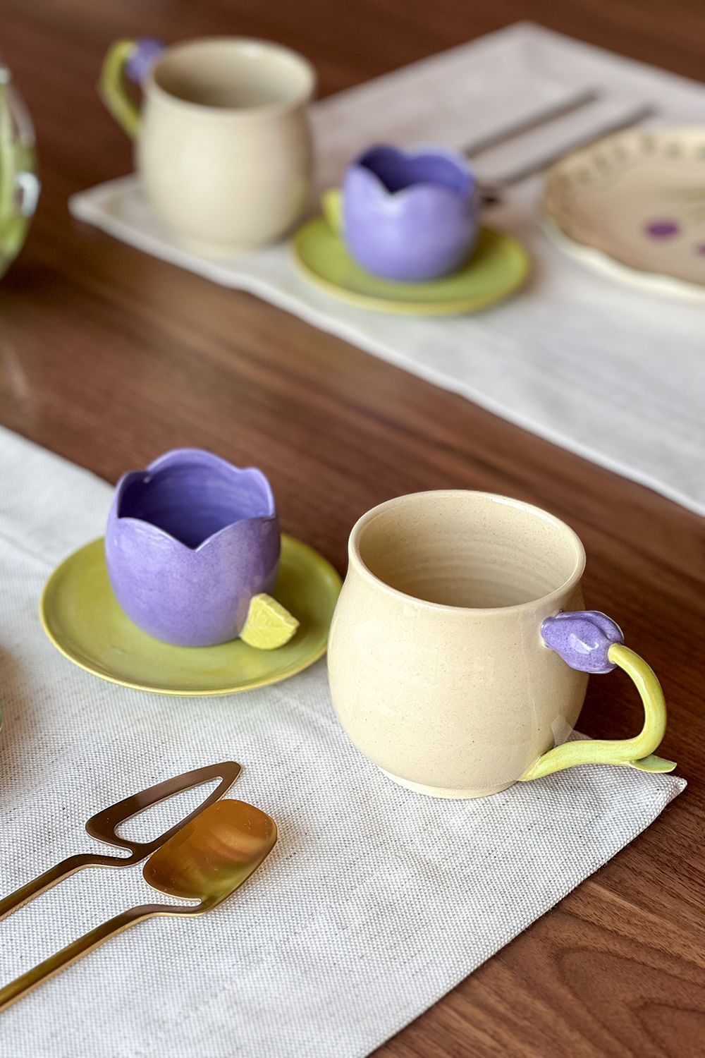 CANECA TULIP GARDEN NATURAL