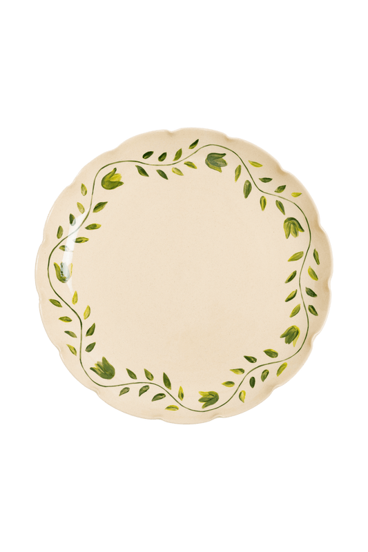 PRATO REFEIÇÃO TULIP GARDEN NATURAL