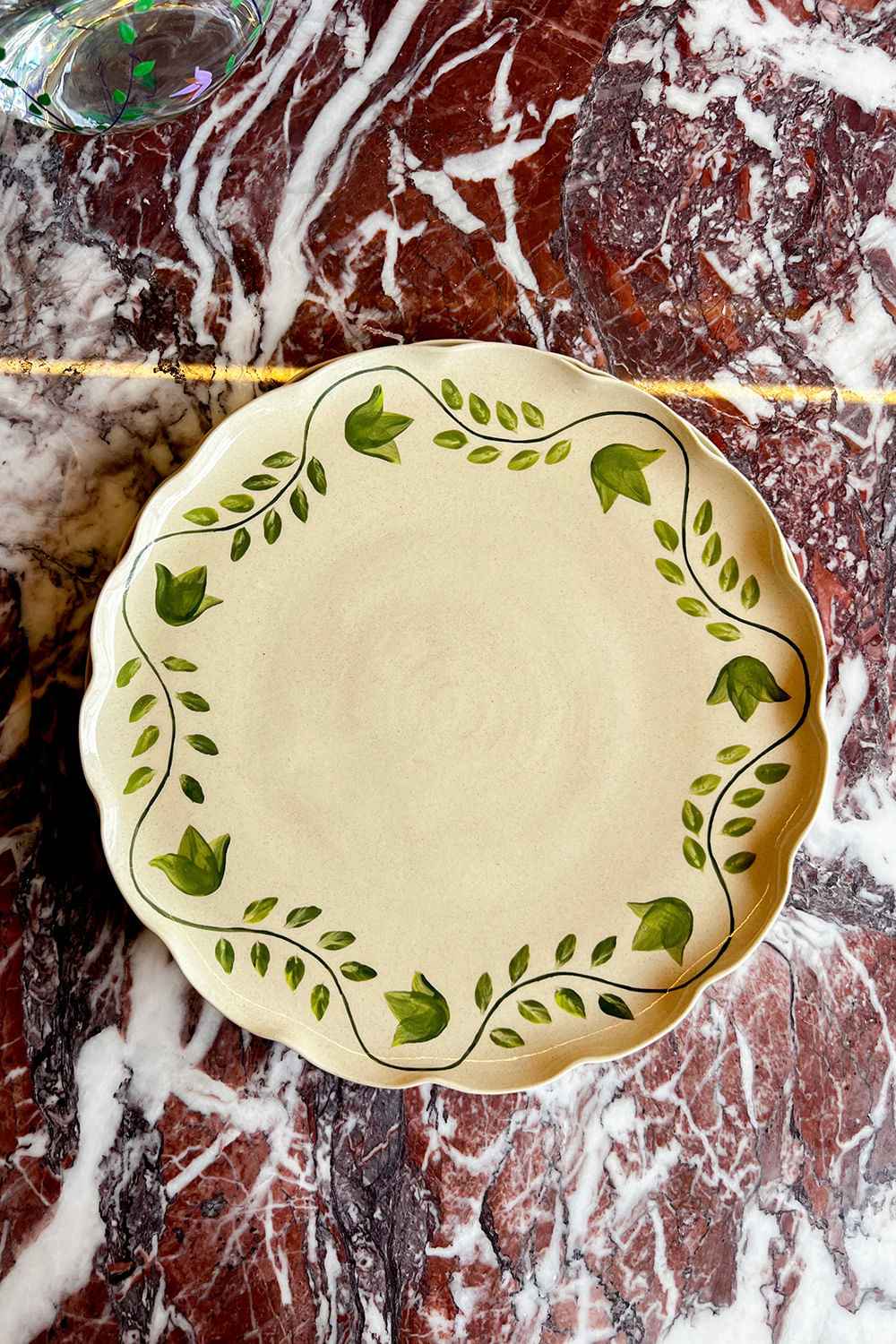 PRATO REFEIÇÃO TULIP GARDEN NATURAL