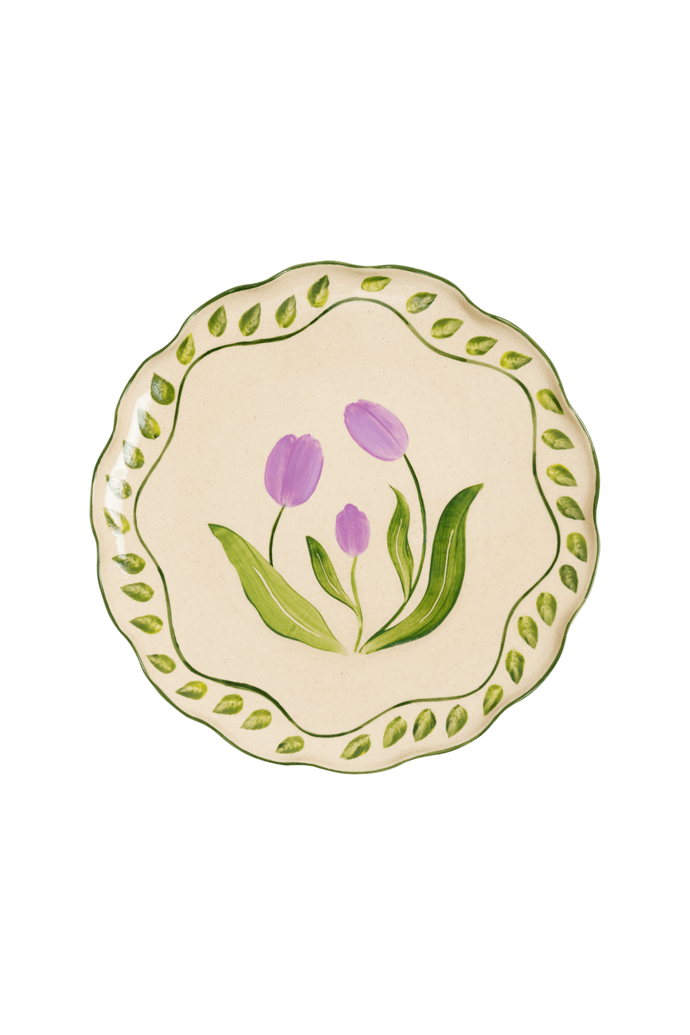 PRATO SOBREMESA TULIP GARDEN NATURAL