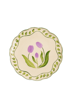 PRATO SOBREMESA TULIP GARDEN NATURAL