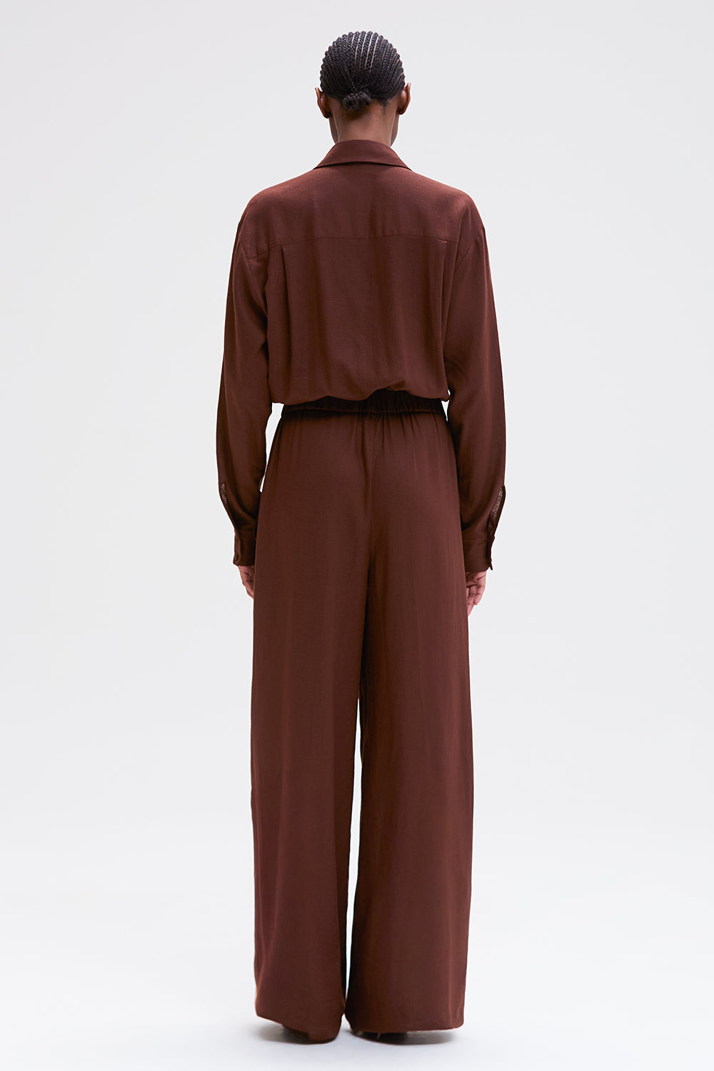 MACACÃO LINEN INTENSE RUST  MARROM