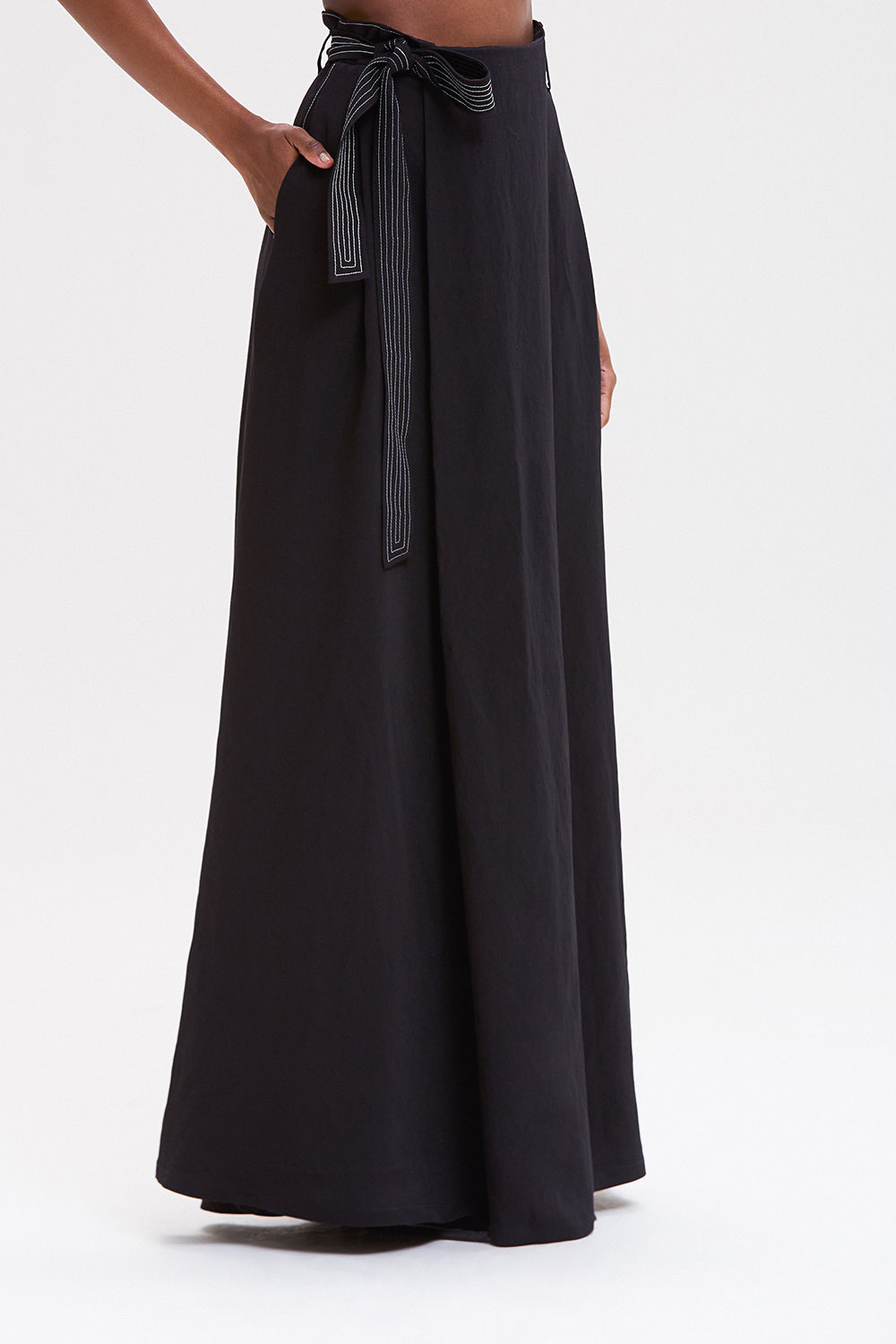 SAIA LONGA MODERN TWILL  PRETO