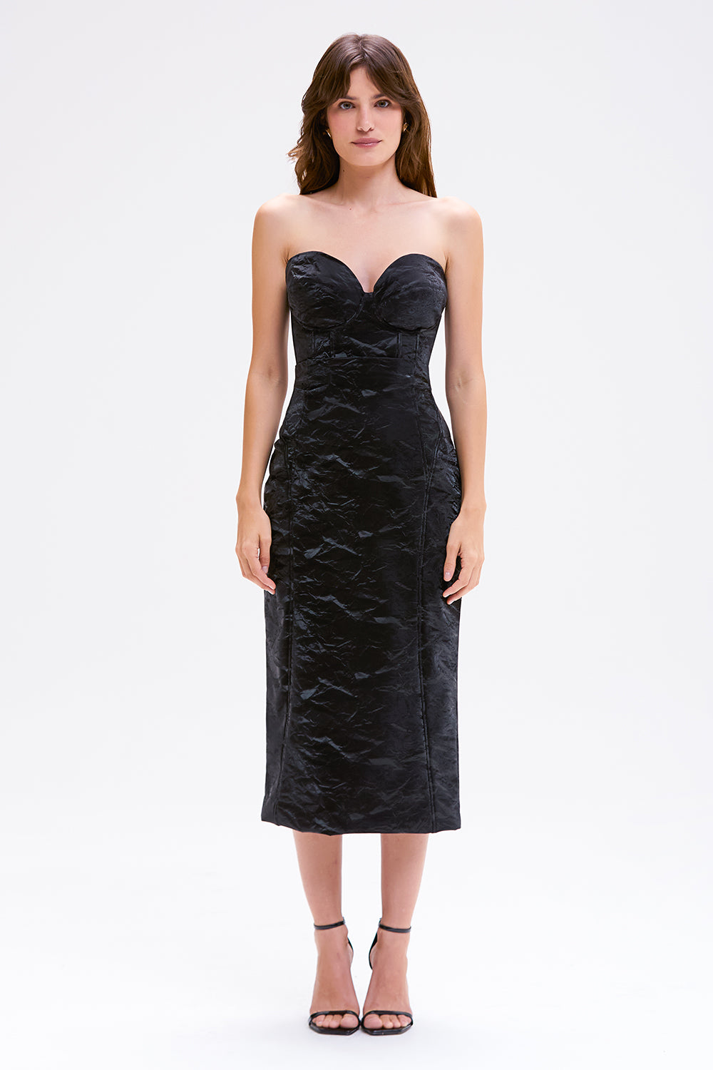 TOP LEATHER NOIR  310 PRETO
