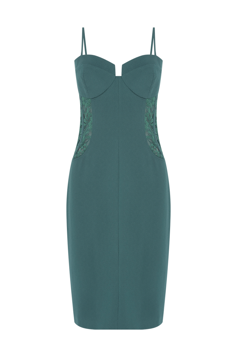 VESTIDO CURTO CREPE SITIRÁ 530 VERDE