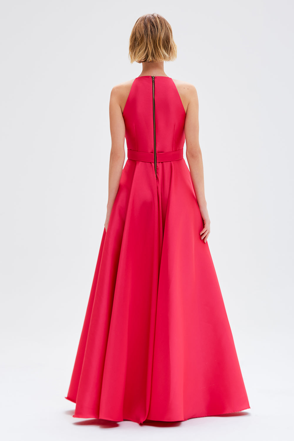 VESTIDO LONGO PASSION MIKADO PINK