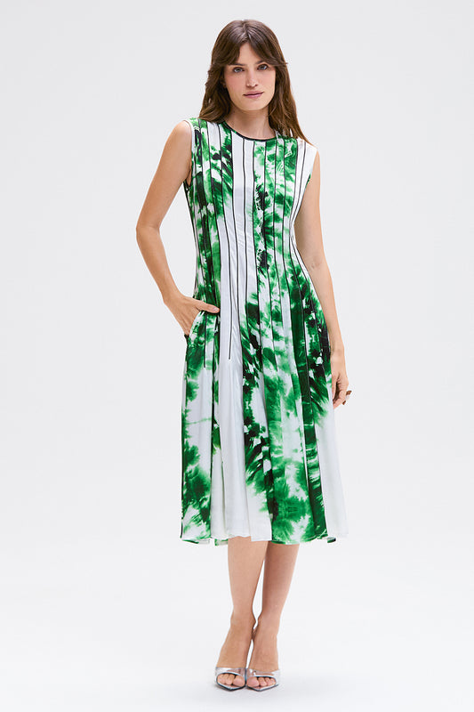 VESTIDO MIDI GRÃO VERDE