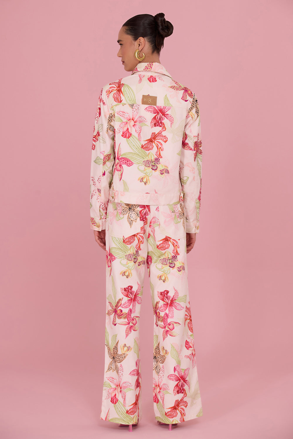 CALÇA ORCHID BLOOM DENIM
 ROSE