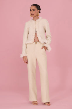 CALÇA MALHA GOLDEN OFF WHITE