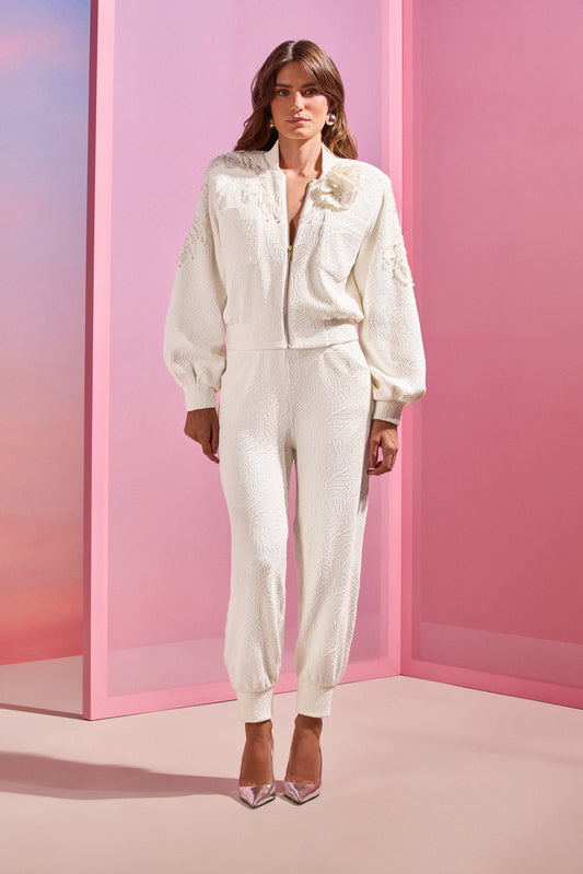JAQUETA BREEZE JACQUARD OFF WHITE