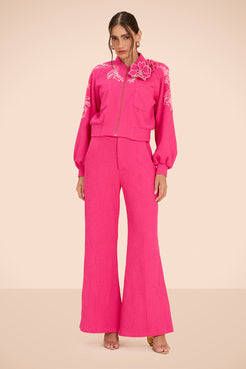 CALÇA BREEZE JACQUARD ROSA