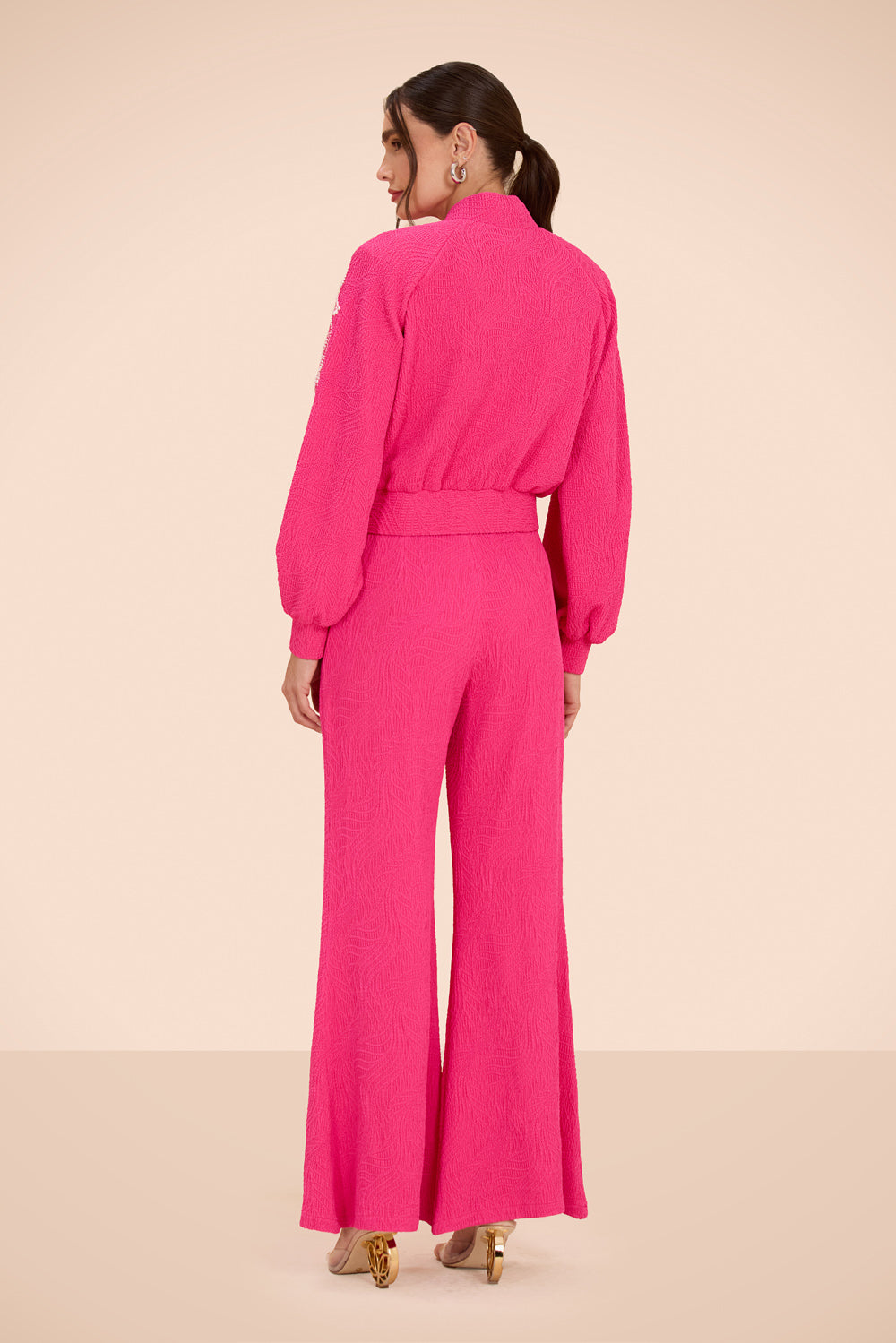 JAQUETA BREEZE JACQUARD ROSA