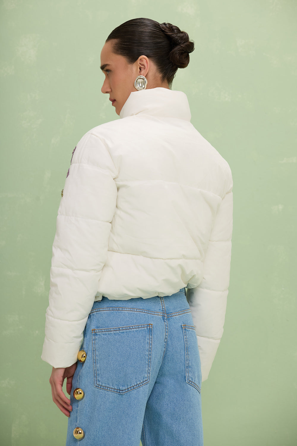JAQUETA PUFFER NORMA OFF WHITE