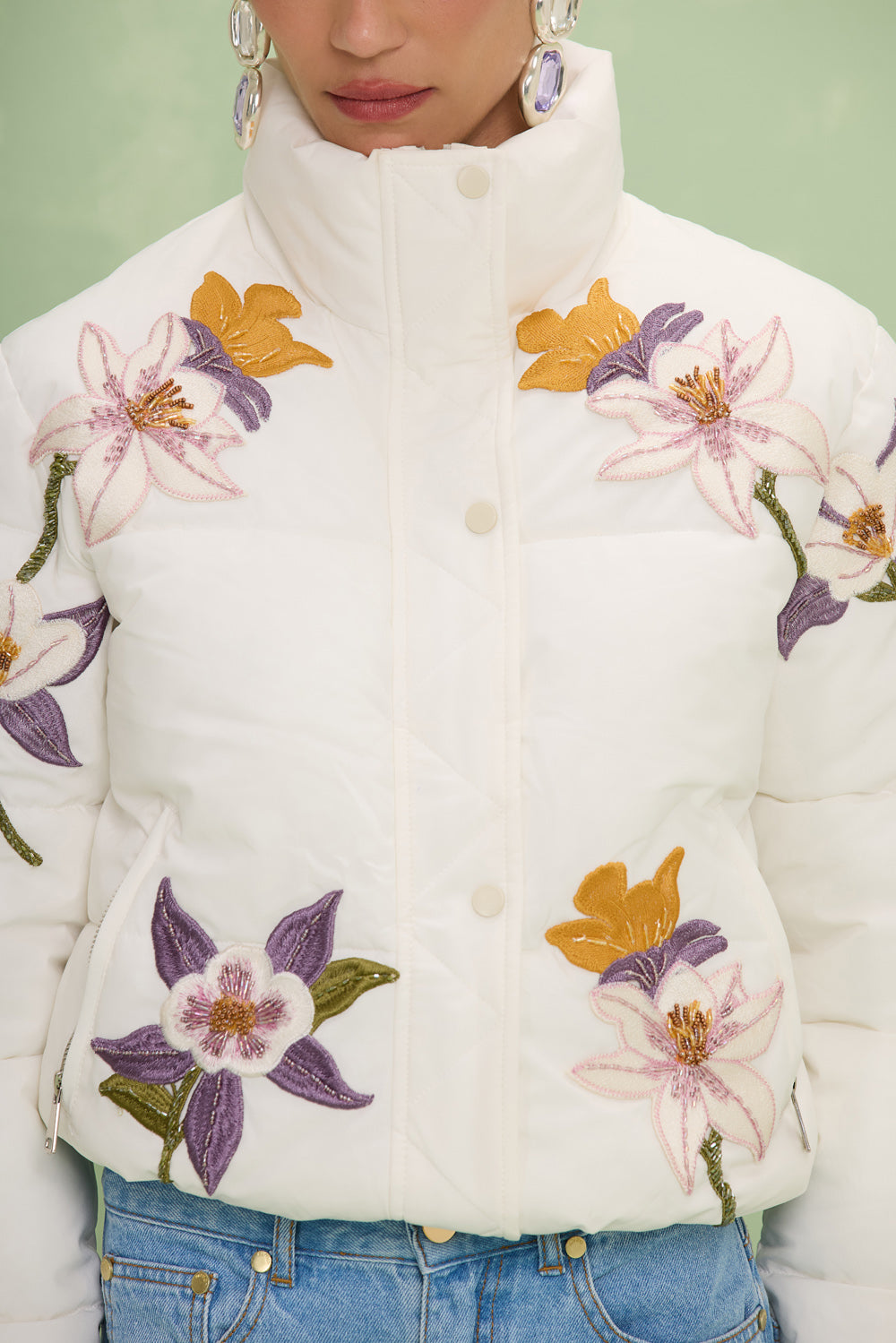 JAQUETA PUFFER NORMA OFF WHITE