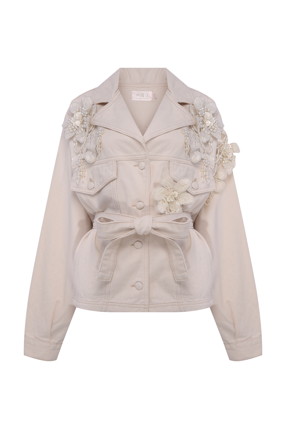 JAQUETA ALINA DENIM OFF WHITE