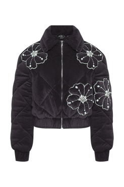 JAQUETA VELVET HELENA PRETO