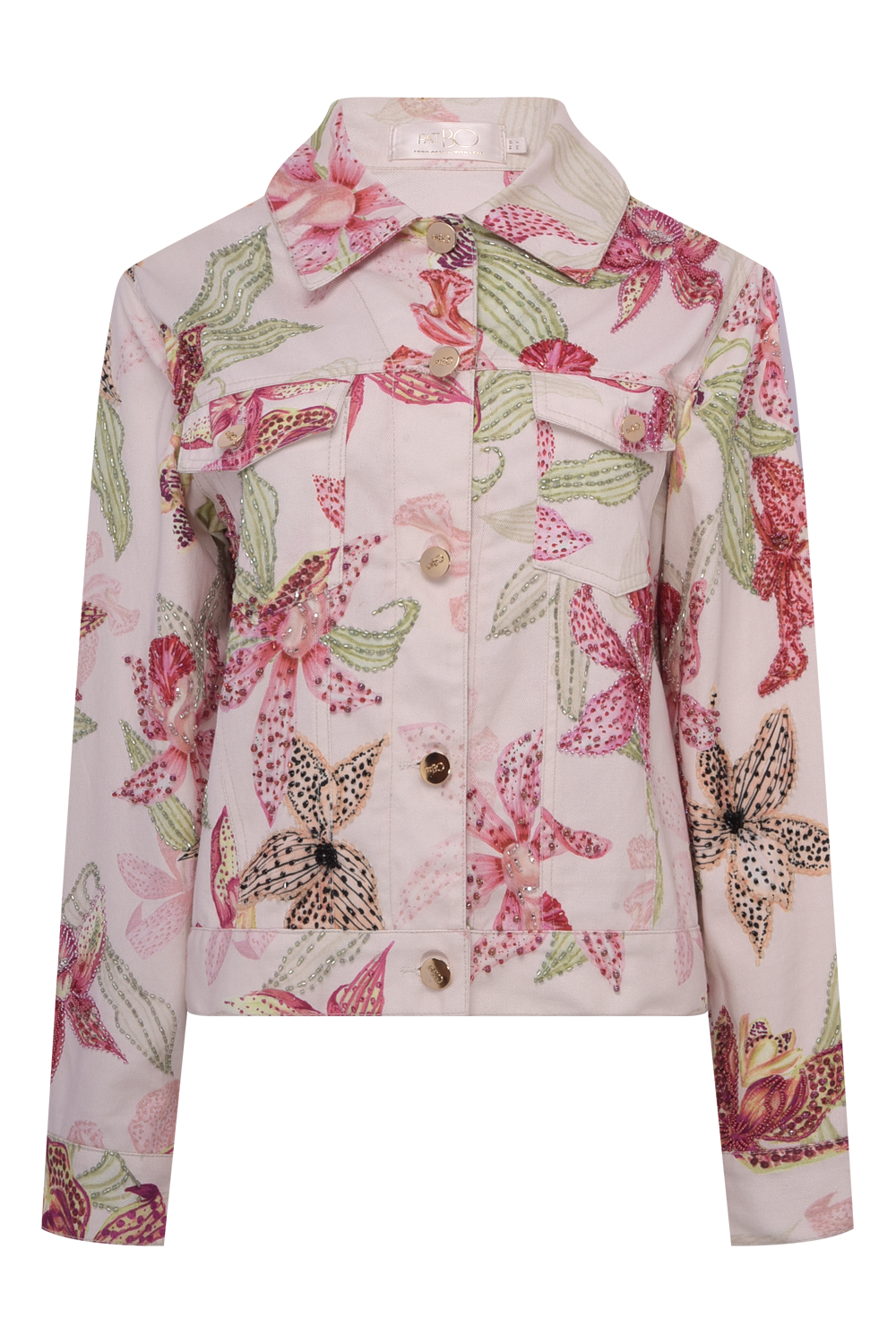 JAQUETA ORCHID BLOOM DENIM
 ROSE