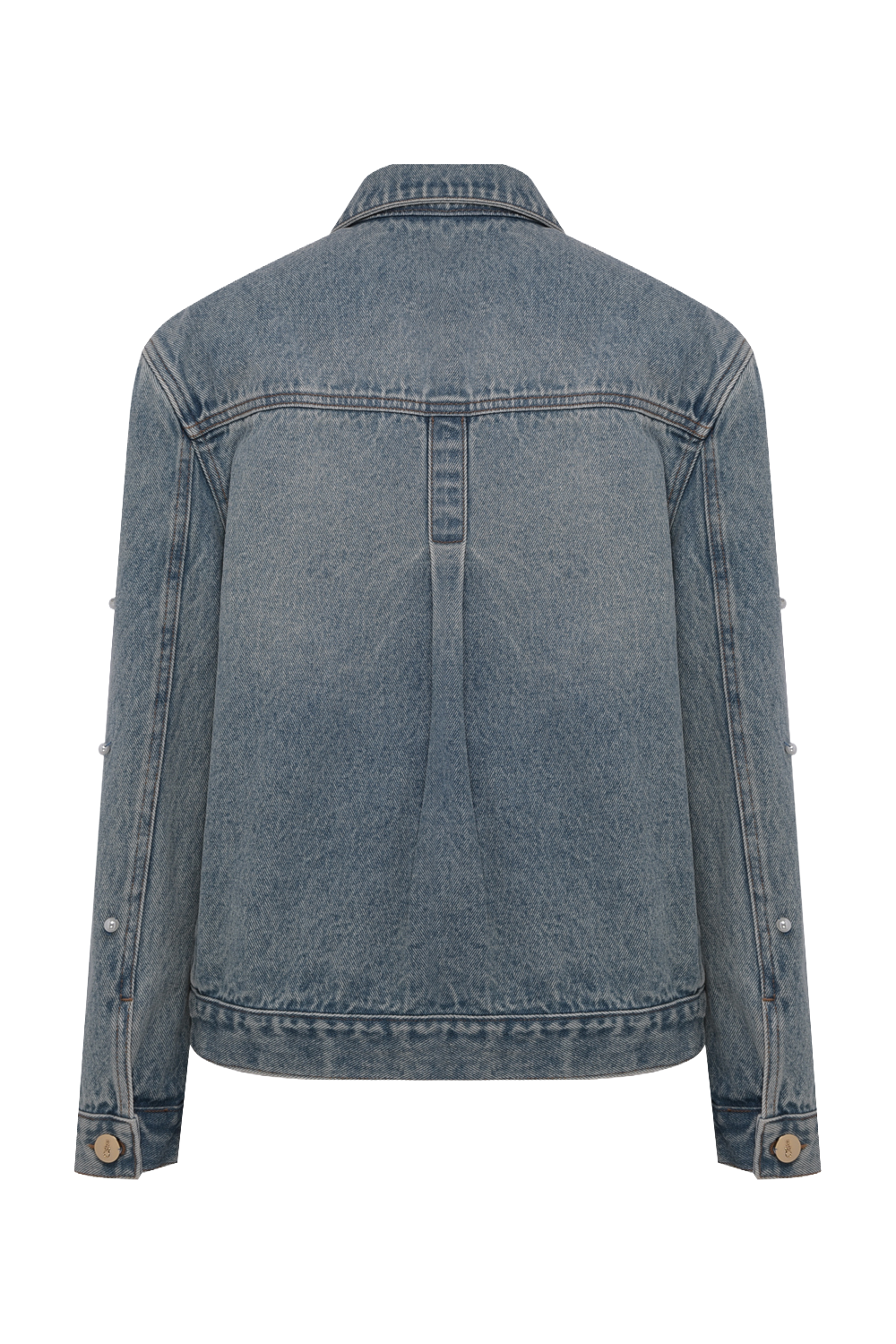 JAQUETA CRYSTAL DENIM AZUL