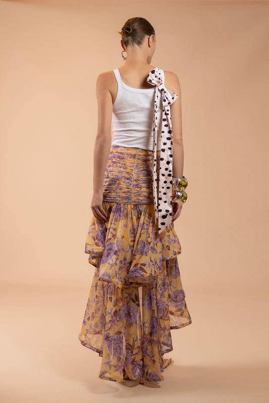 LAÇO PEONY DOTS OFF WHITE