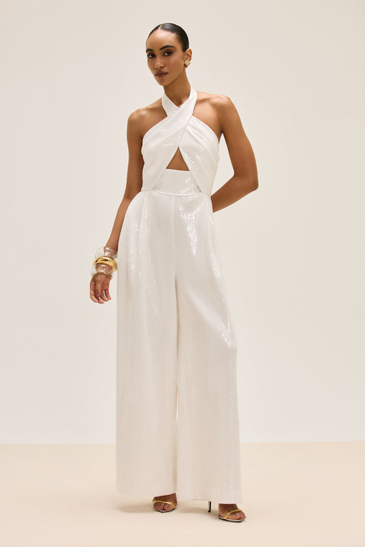 MACACÃO PAETÊ HALO OFF WHITE