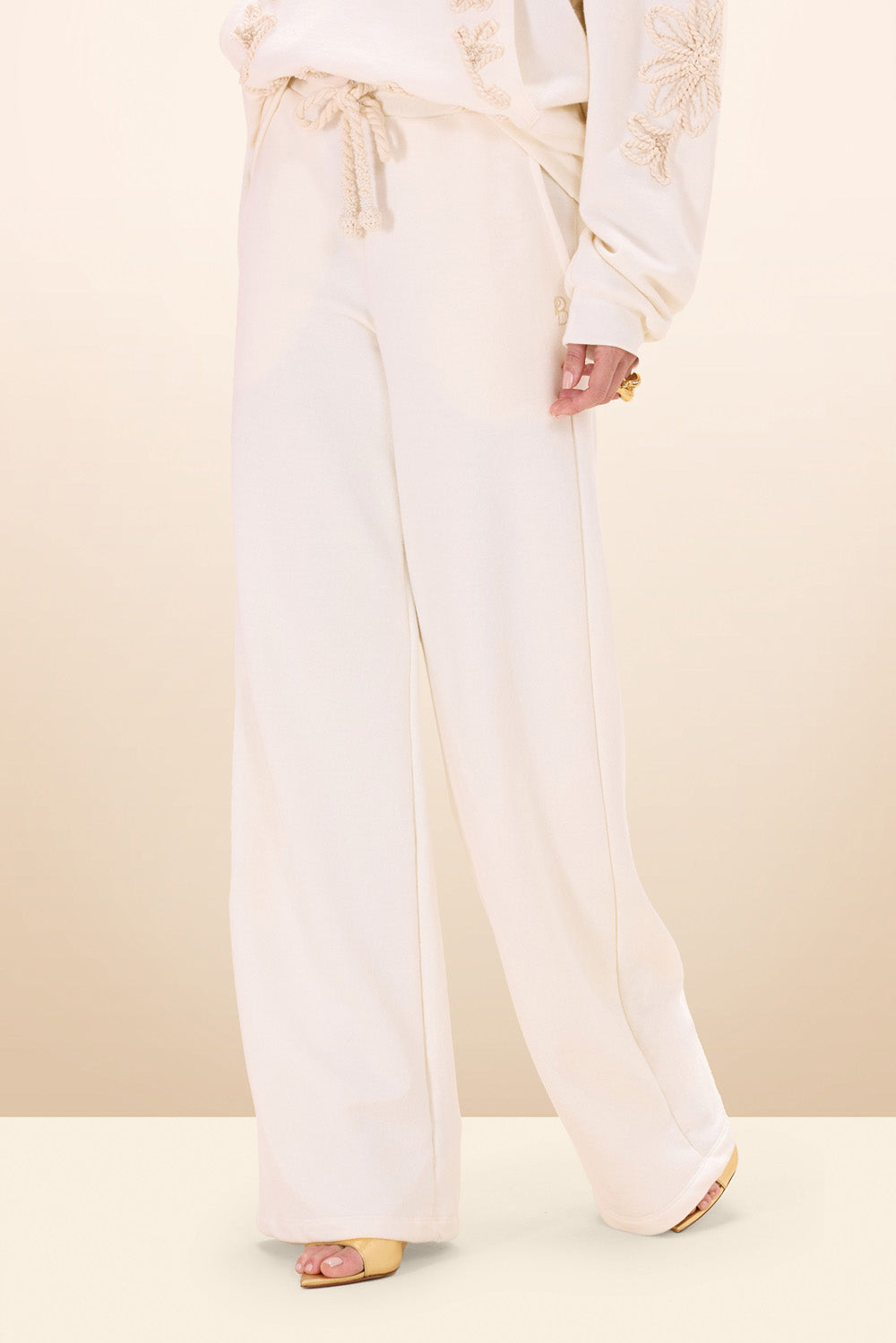 CALCA MOLETOM IRIS OFF WHITE