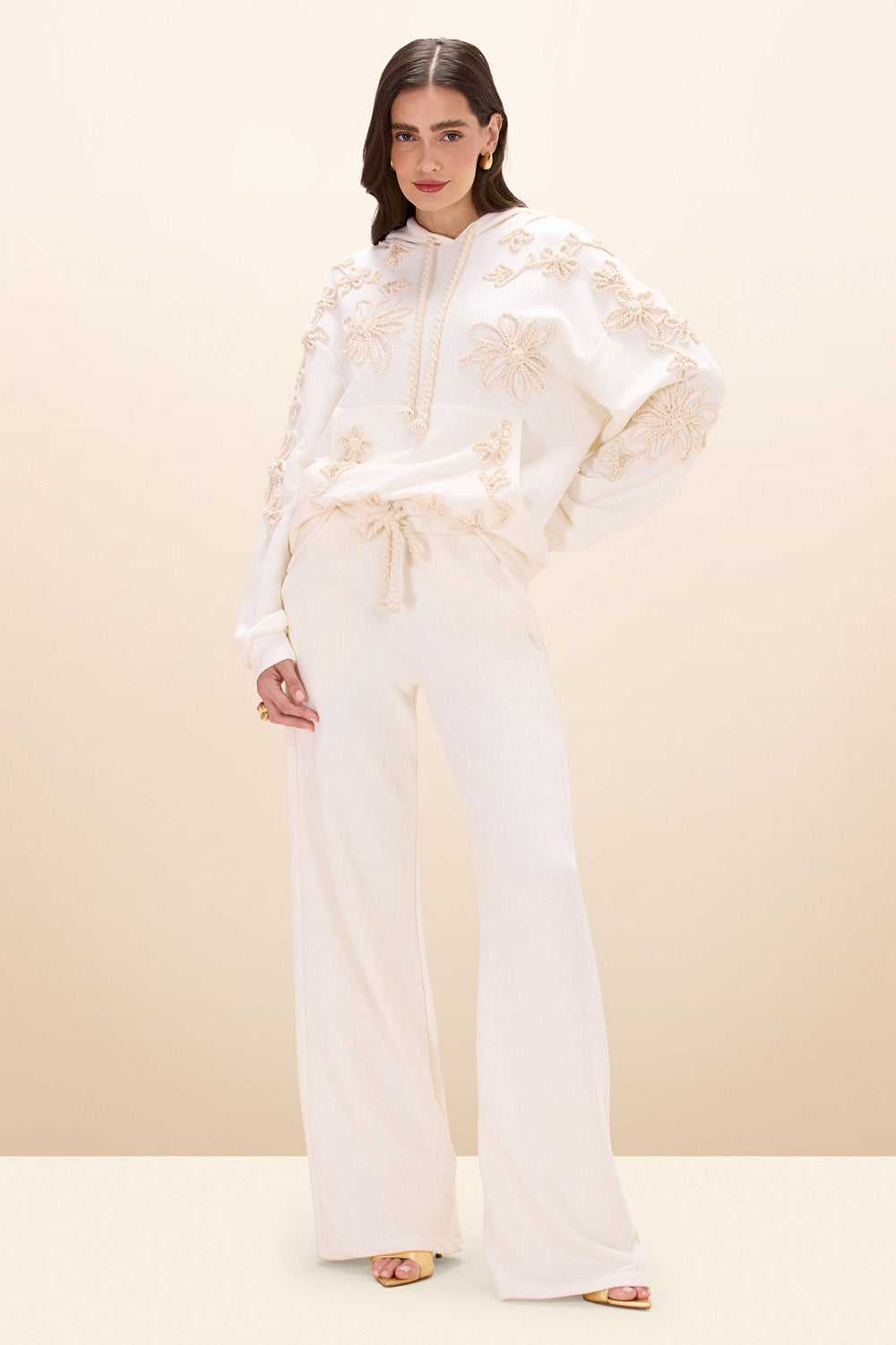 CALCA MOLETOM IRIS OFF WHITE