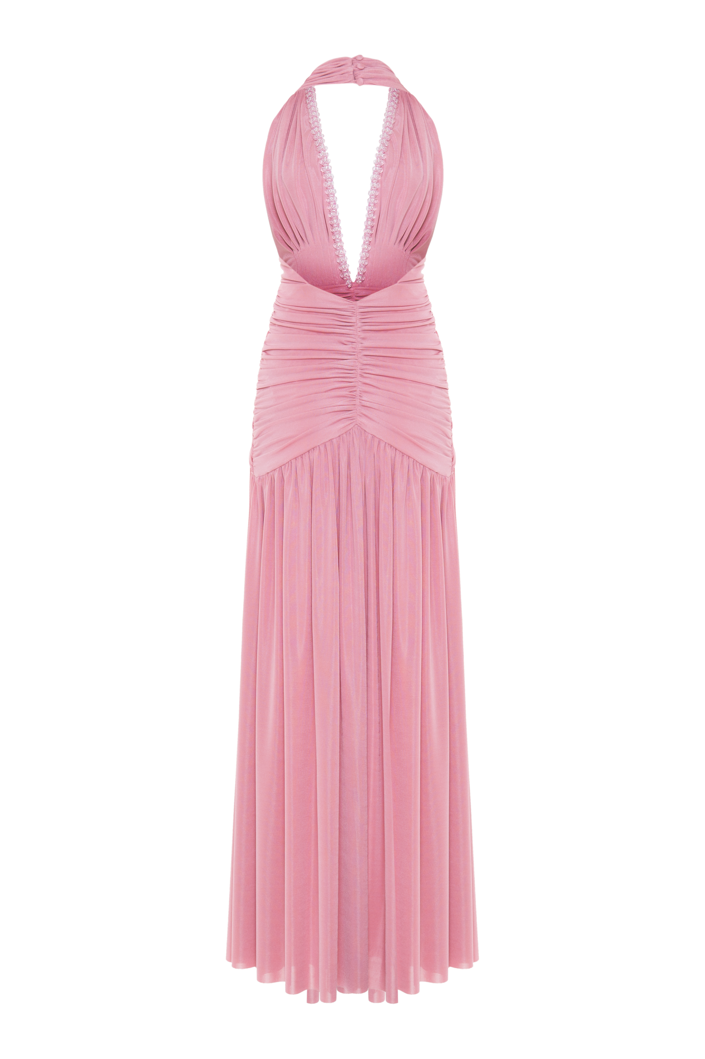 VESTIDO LONGO SUNKISSED JERSEY ROSA