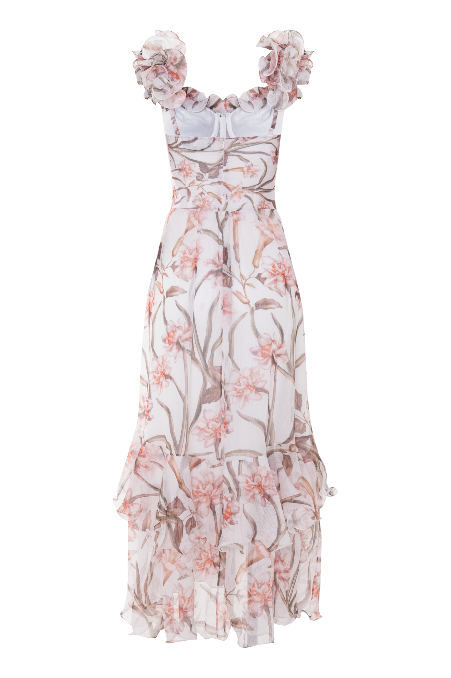 VESTIDO LONGO NARCISSUS OFF WHITE