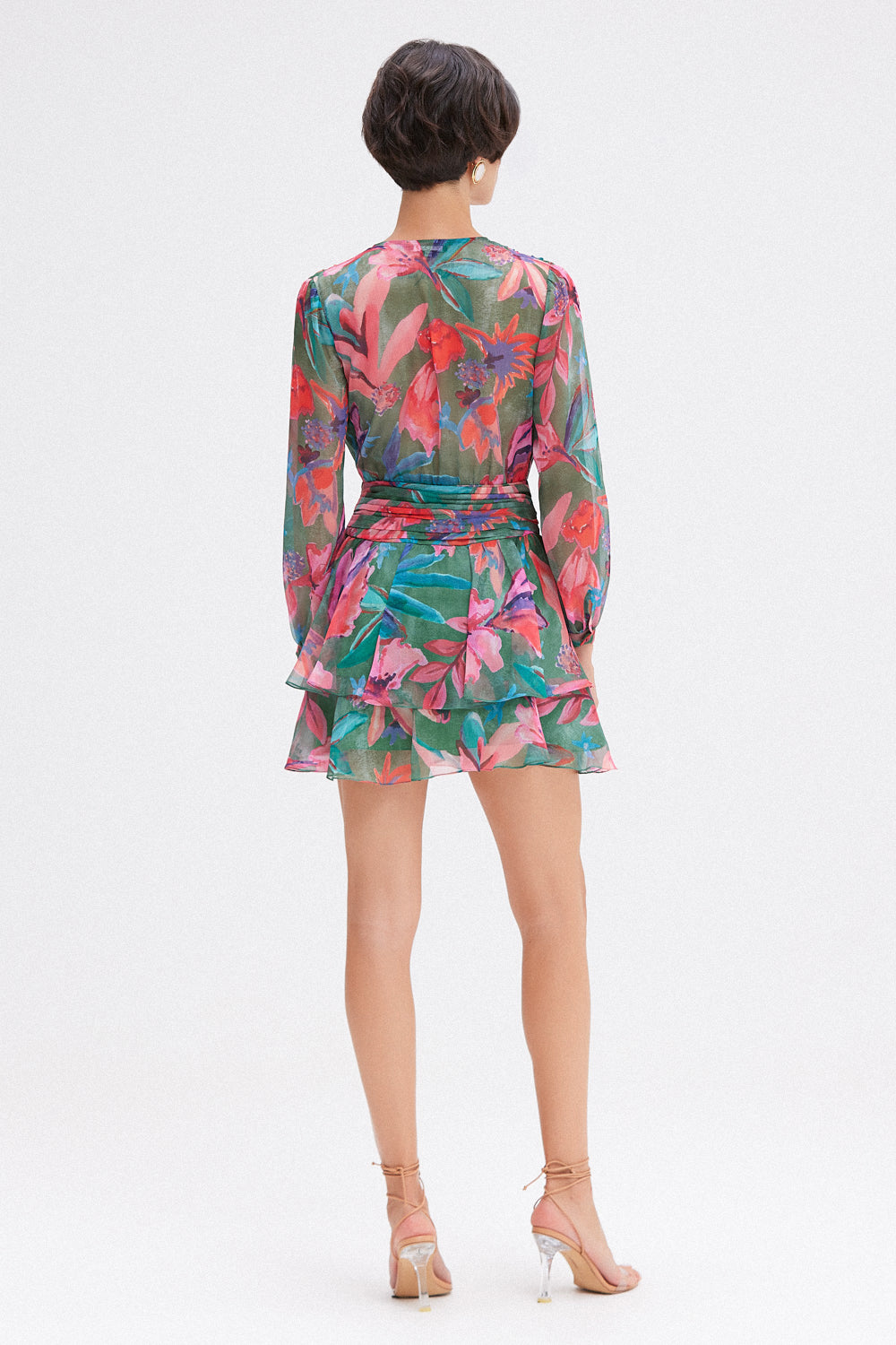 VESTIDO CURTO SIMSII ARTSY VERDE