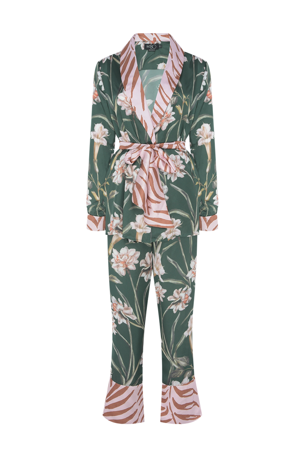 PIJAMA LONGO NARCISSUS VERDE ESCURO
