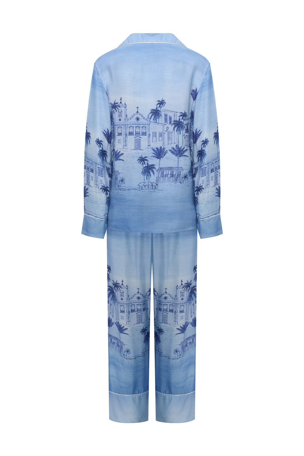 PIJAMA LONGO PARATY AZUL CLARO