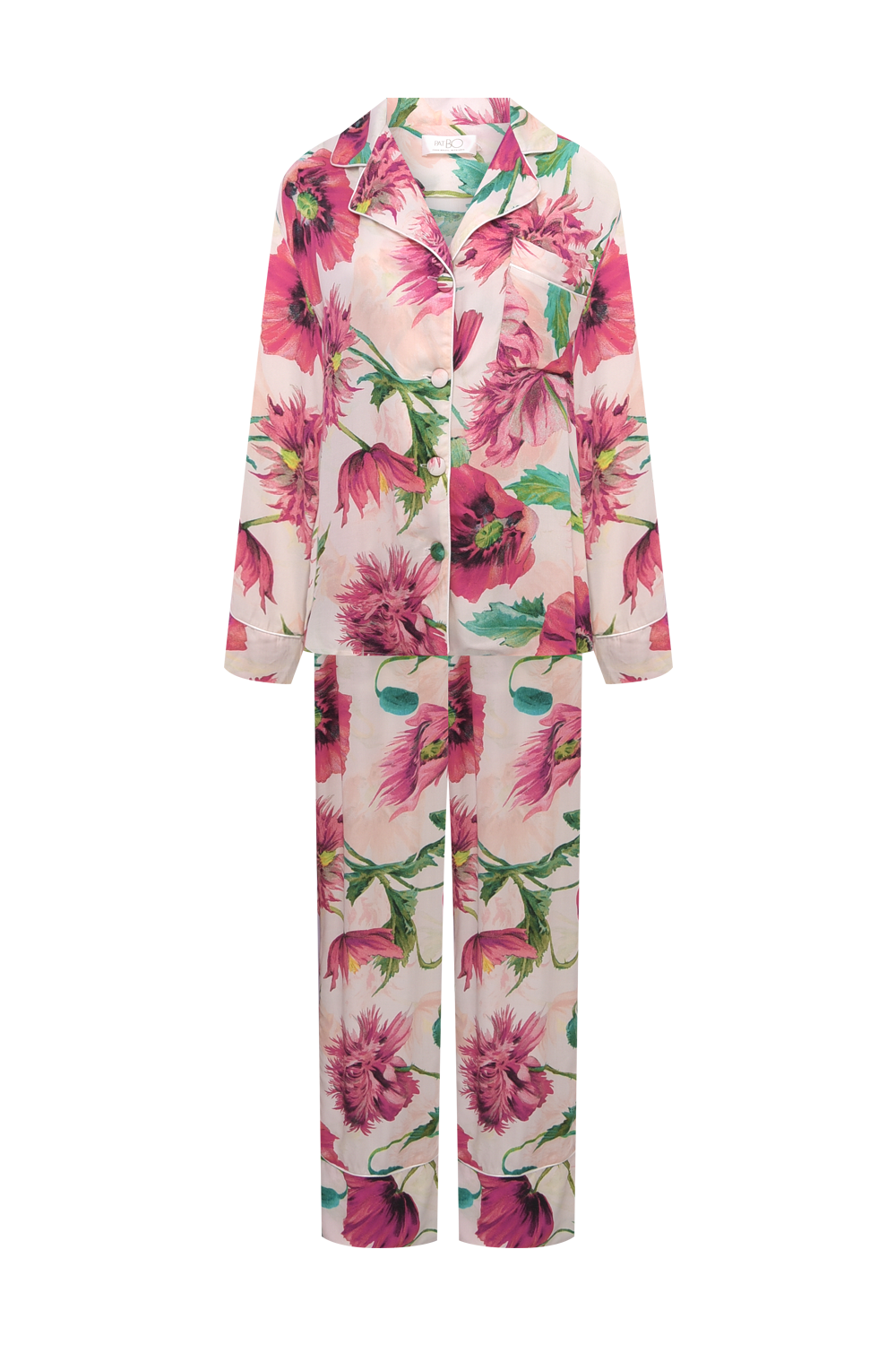 PIJAMA LONGO PAPOULA ROSA CLARO