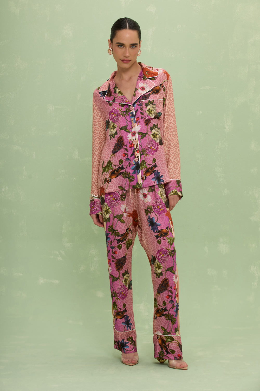 PIJAMA WILD FLOWER ROSA