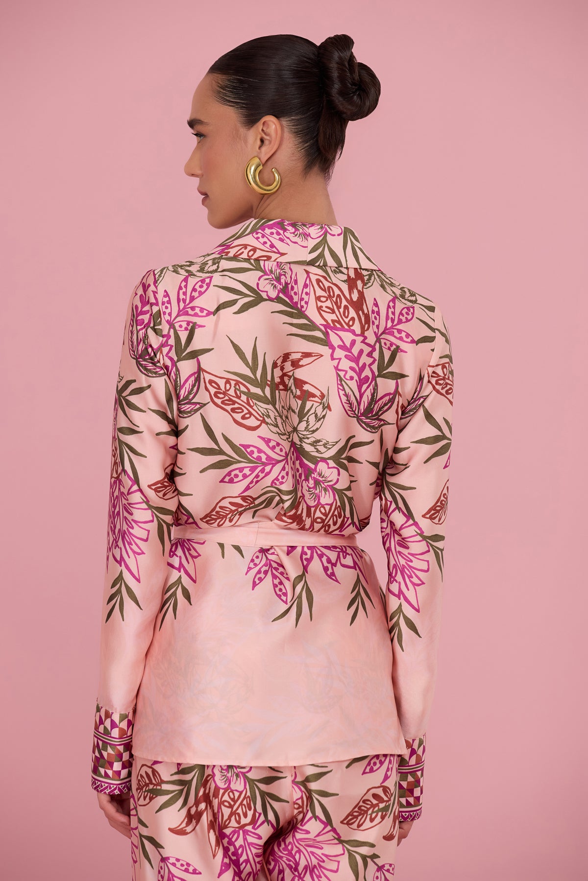 PIJAMA LONGO WATER LILY ROSA