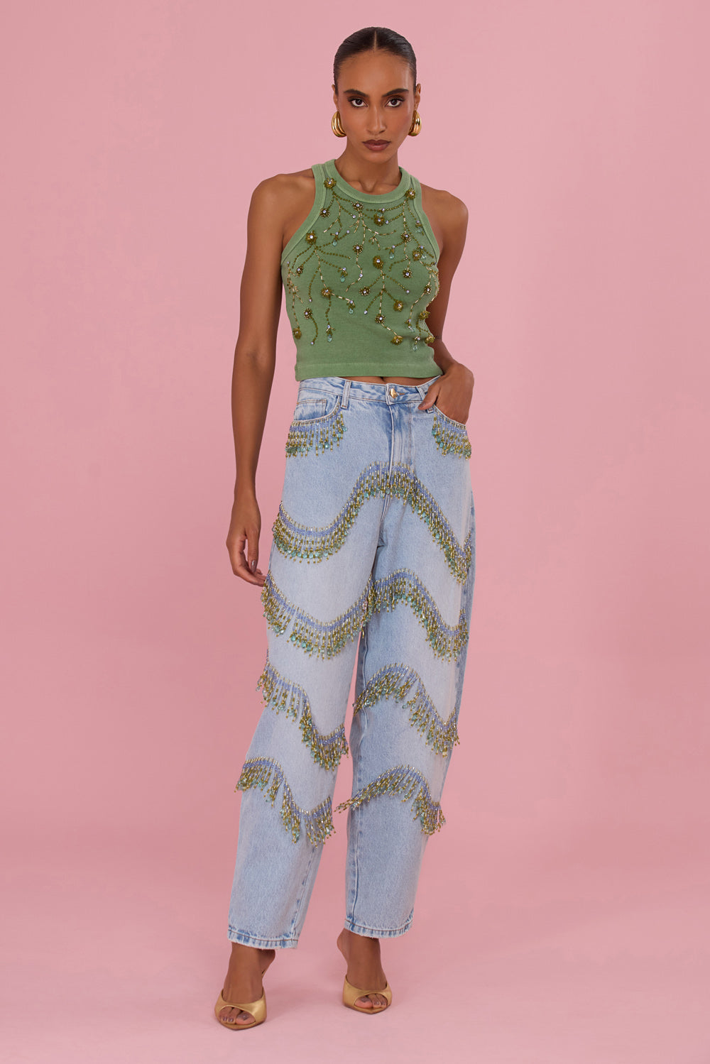 CALÇA DENIM 2002 AZUL CLARO