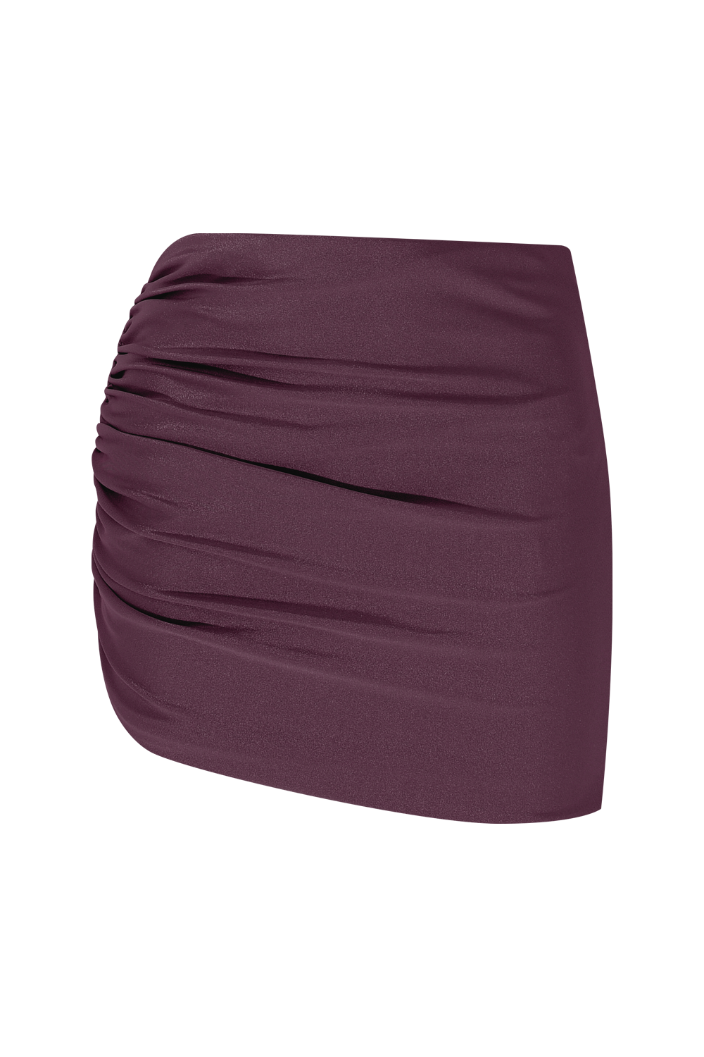 SAIA CURTA GROOVY LYCRA VERMELHO ESCURO