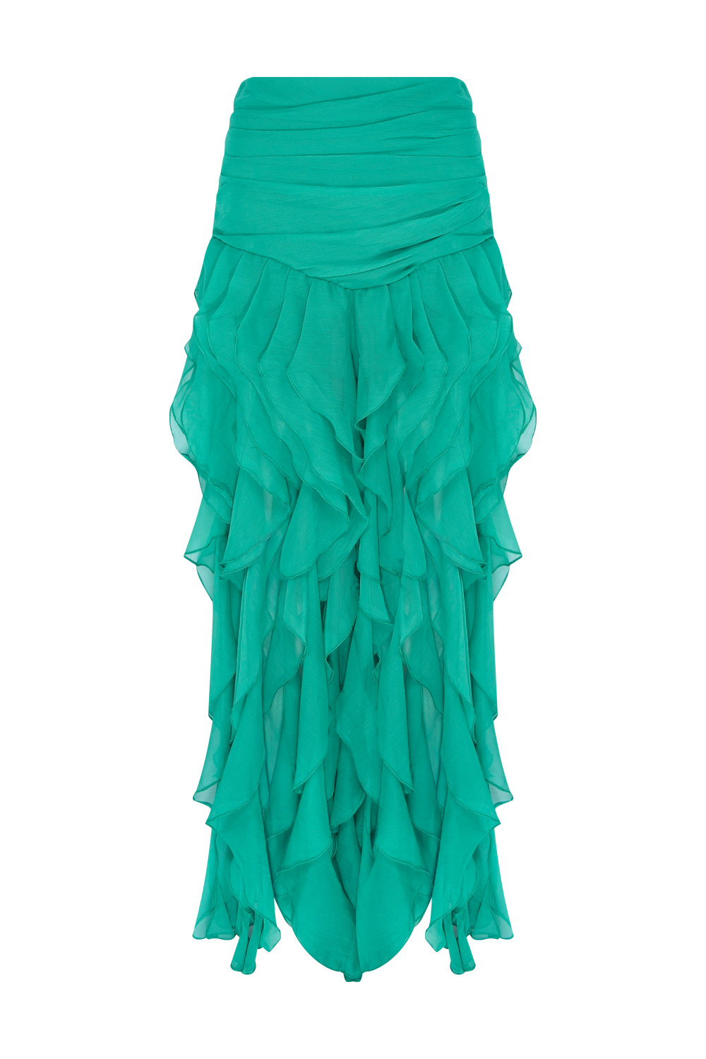SAIA LONGA CHIFFON DAYDREAM VERDE