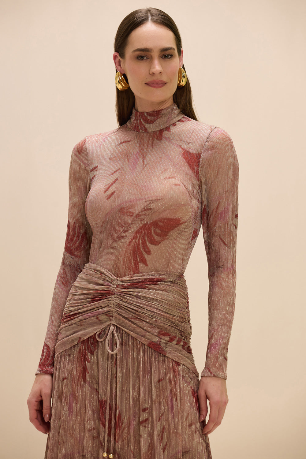 BODY FEATHERS ROSE