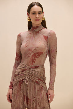 BODY FEATHERS ROSE
