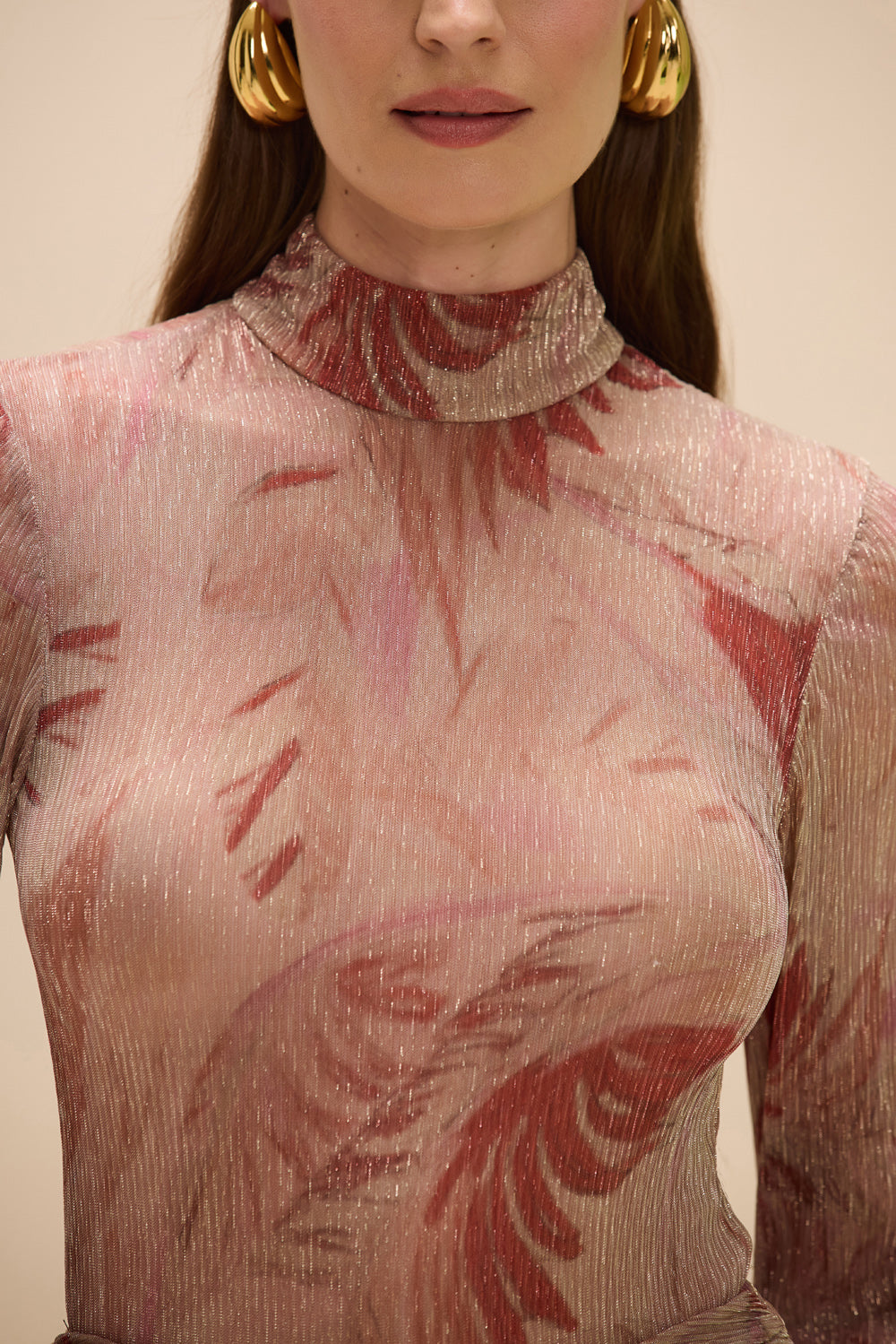 BODY FEATHERS ROSE