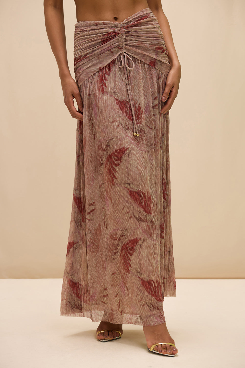 SAIA LONGA FEATHERS ROSE