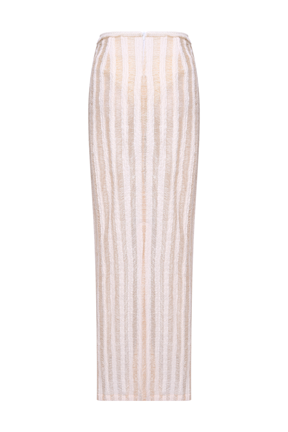 SAIA LONGA TELA CELESTE OFF WHITE