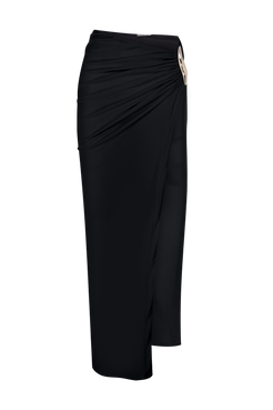 SAIA LONGA MARTINA LYCRA PRETO