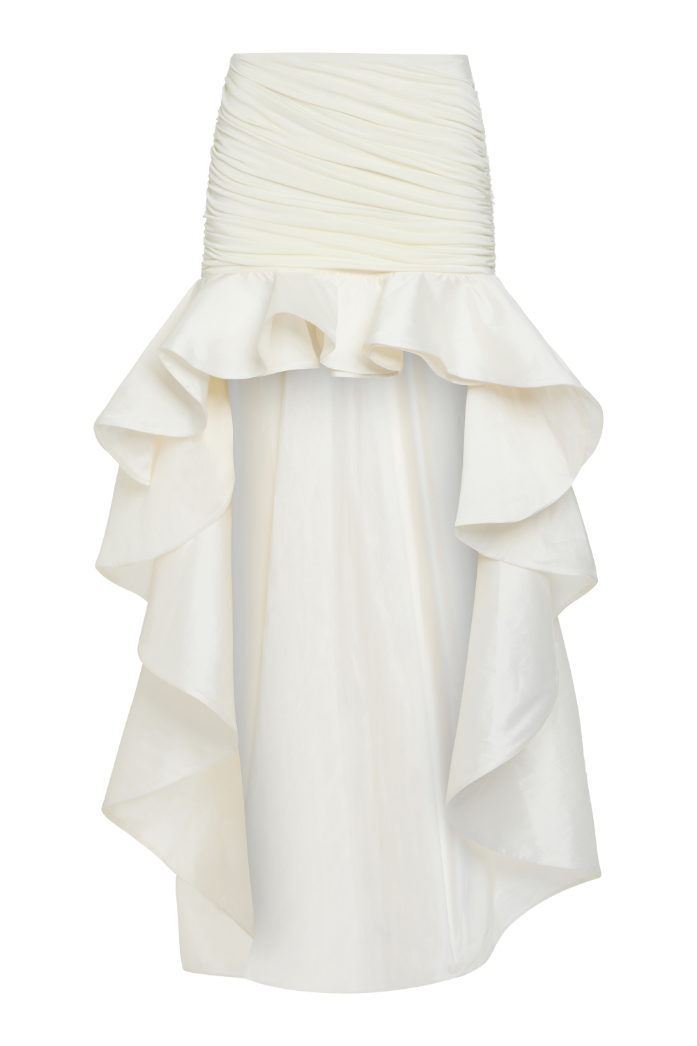 SAIA LONGA TAFETÁ TARSILA OFF WHITE
