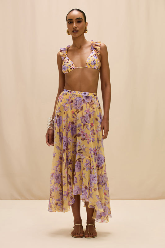 SAIA LONGA PEONY AMARELO