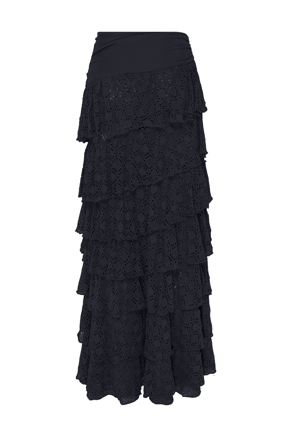 SAIA LONGA MARTINA LYCRA PRETO