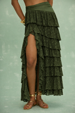 SAIA LONGA MARTINA LYCRA VERDE