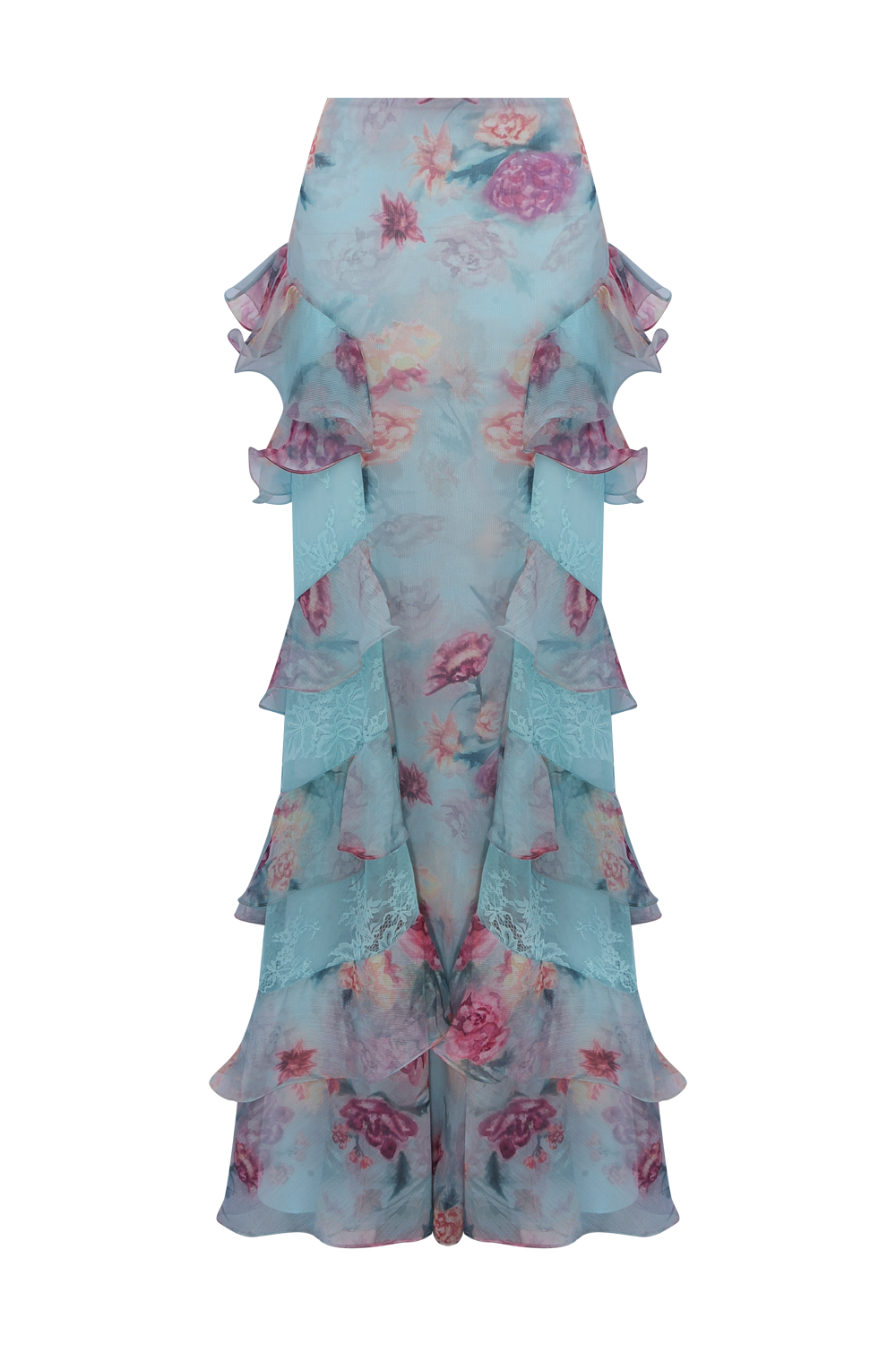 SAIA LONGA FLORA MIST AZUL